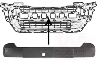 VAN WEZEL 4014581 -  Облицовка, бампер